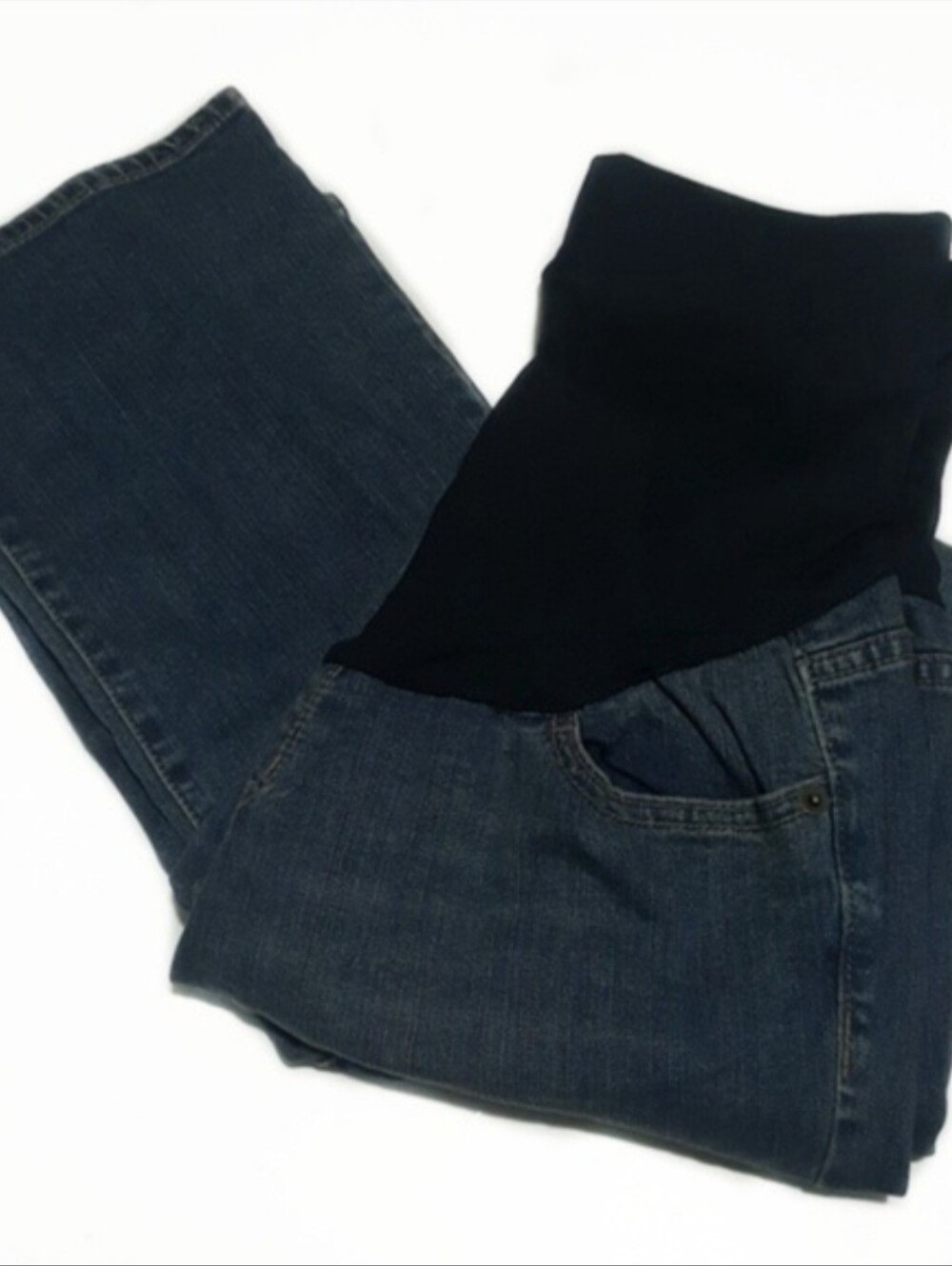 Liz Lange Maternity Medium Blue Wash Jeans-4